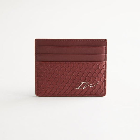 Oxblood Python – Silver - Ivan Wayne